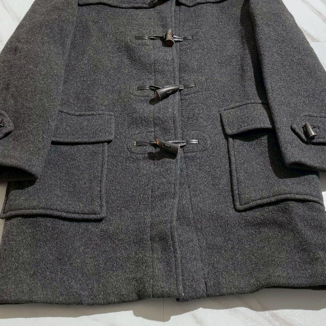 【極美品✨】バーバリーロンドン ダッフルコート ノバチェック メンズ グレー