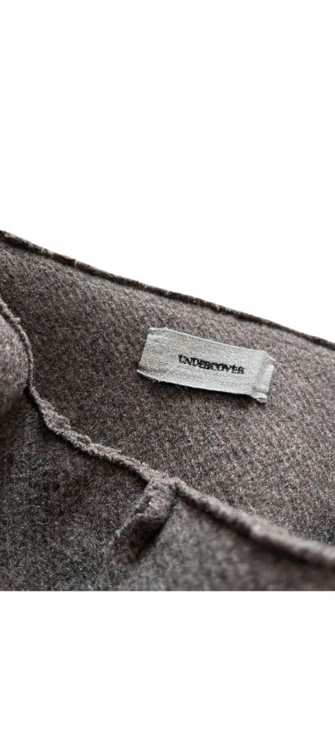 UNDERCOVER ウールミニスカート ブラウン　初期　y2k アーカイブ