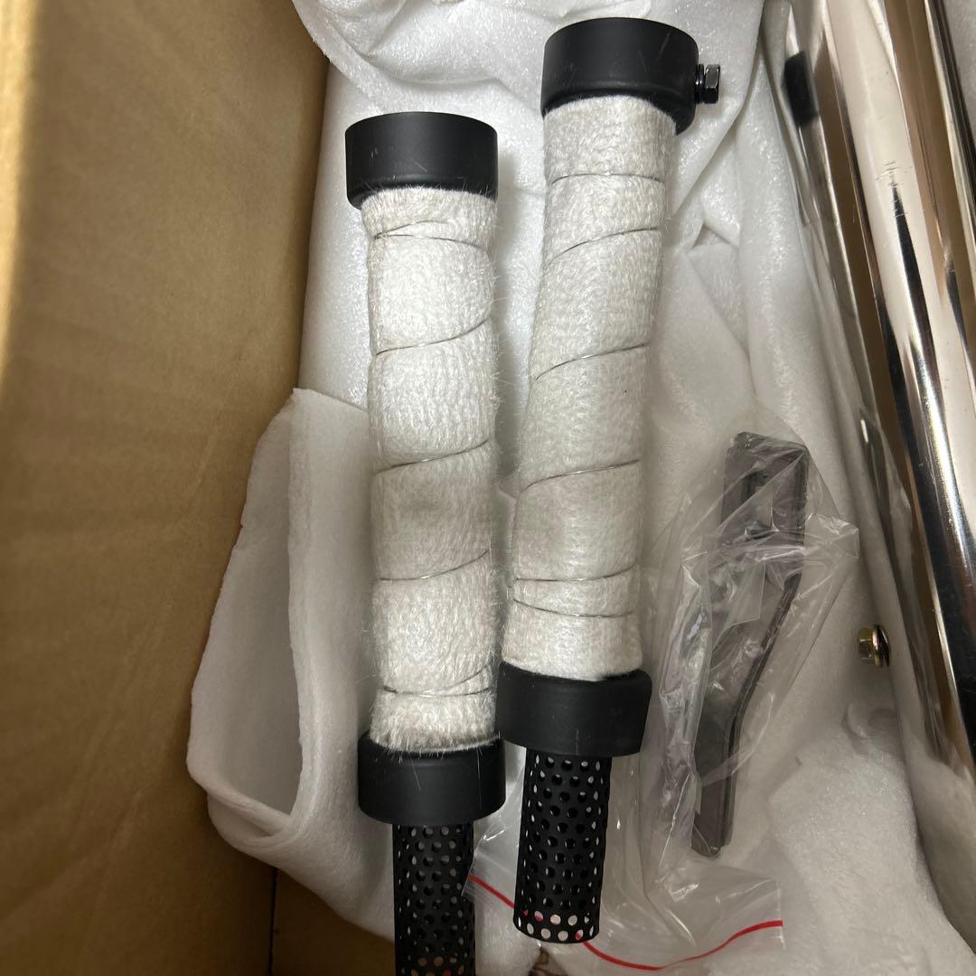 シャドウ400 スラッシュカットマフラー