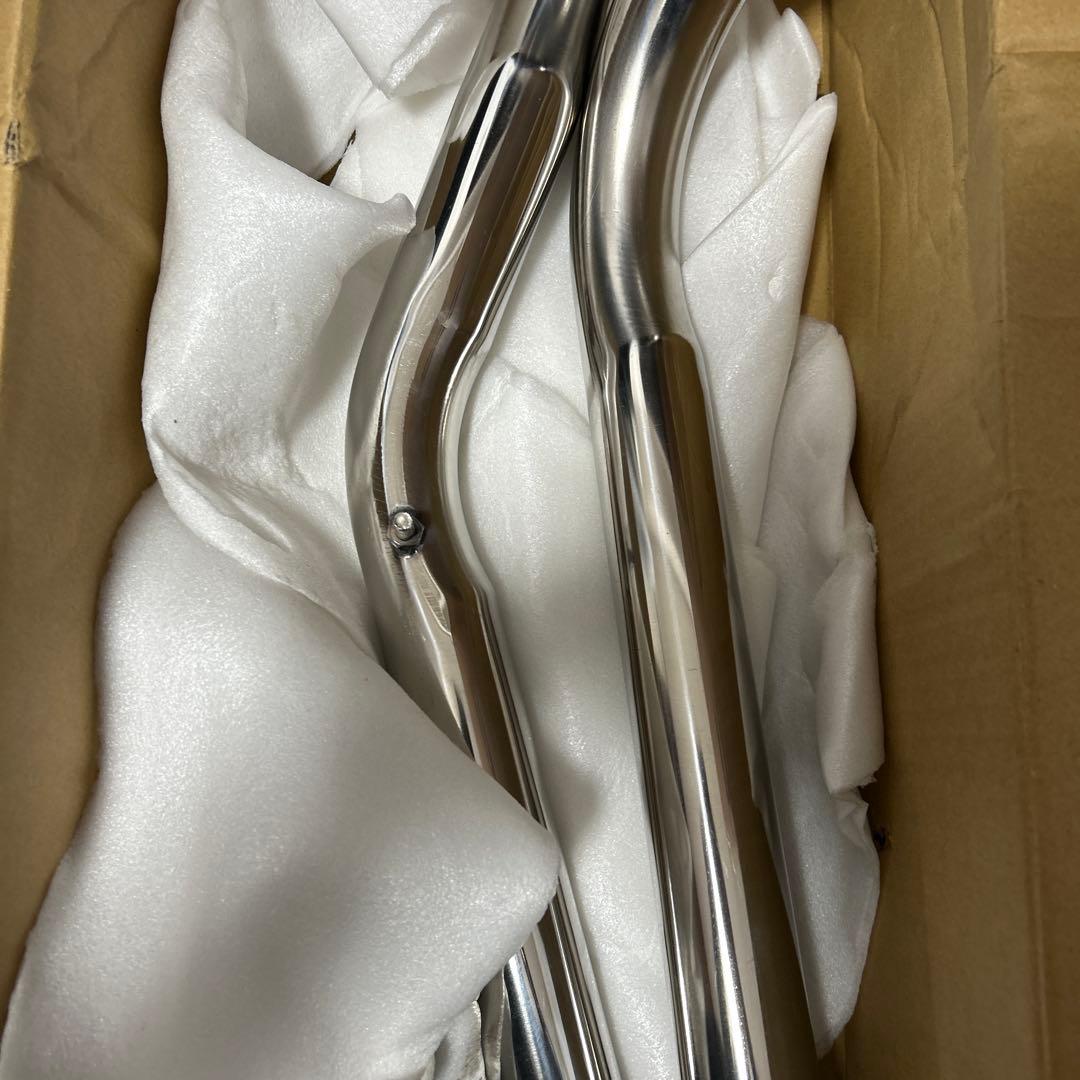 シャドウ400 スラッシュカットマフラー