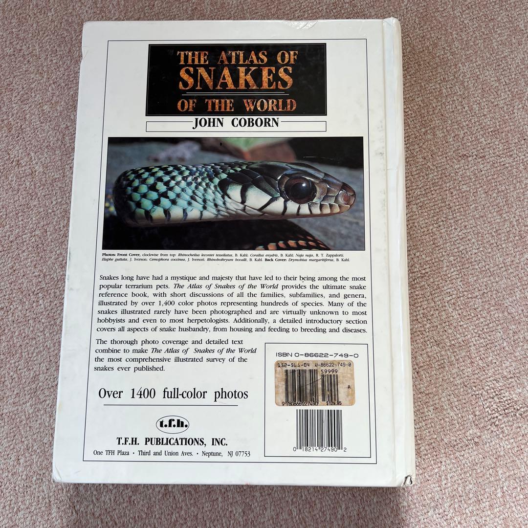 洋書　アトラス　THE ATLAS OF SNAKES ヘビ