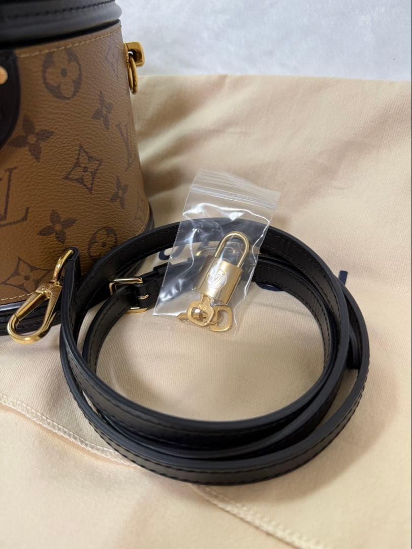 Louis Vuitton バケツ型バッグ　モノグラム・リバース カンヌ