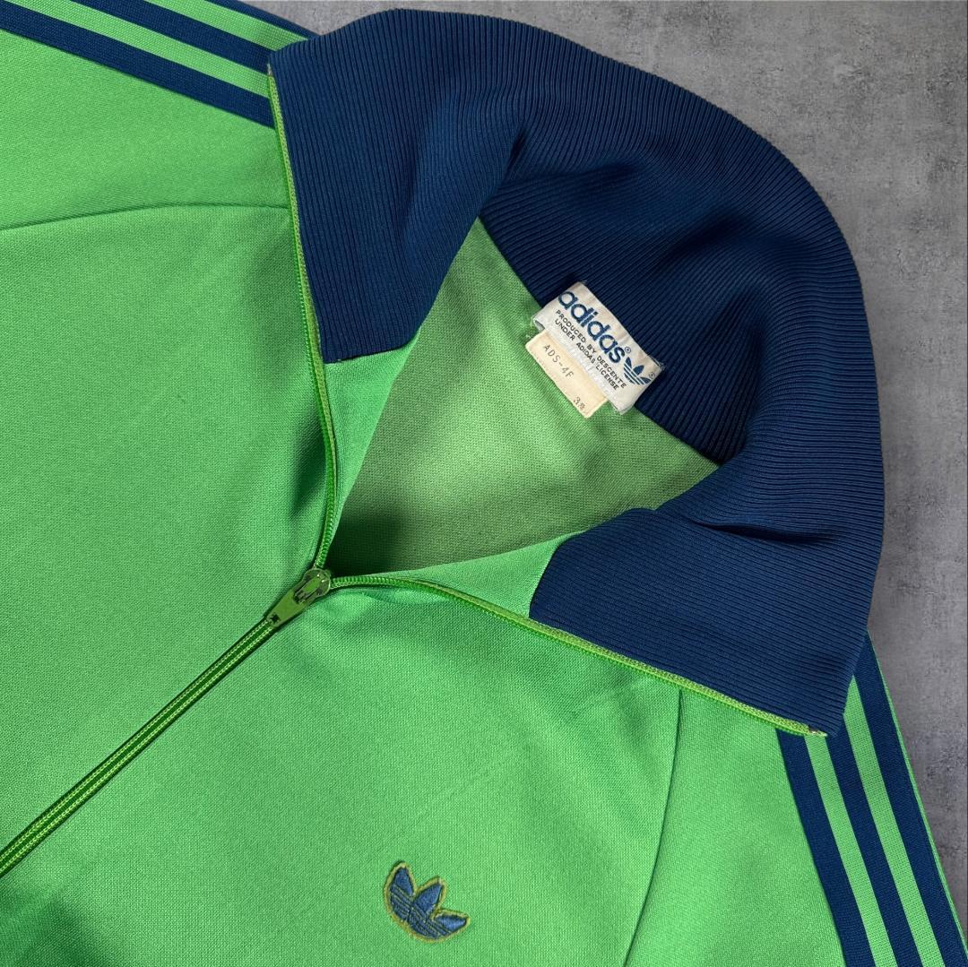 コムドット ゆうた着用 80s アディダス トラックジャケット デサント製