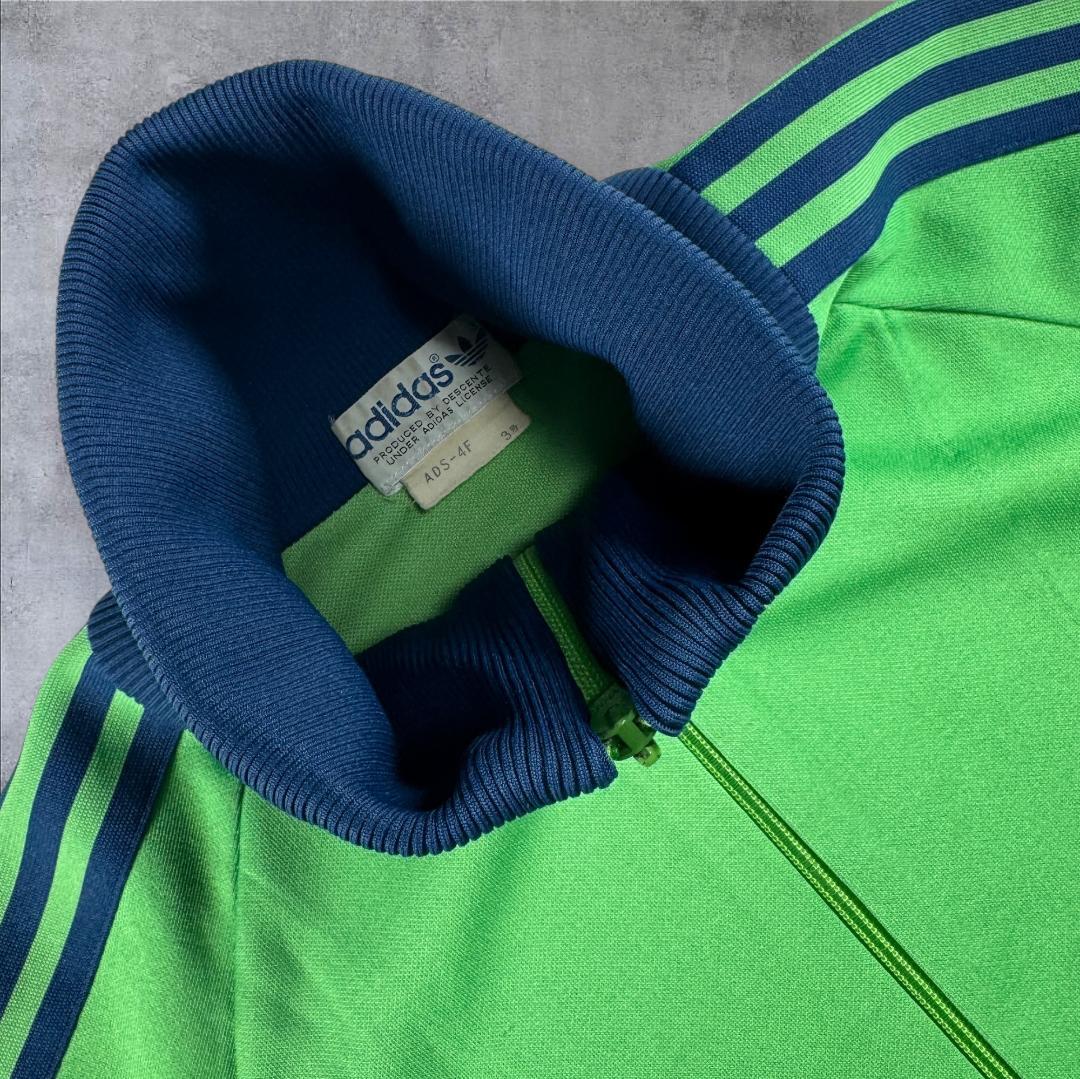 コムドット ゆうた着用 80s アディダス トラックジャケット デサント製