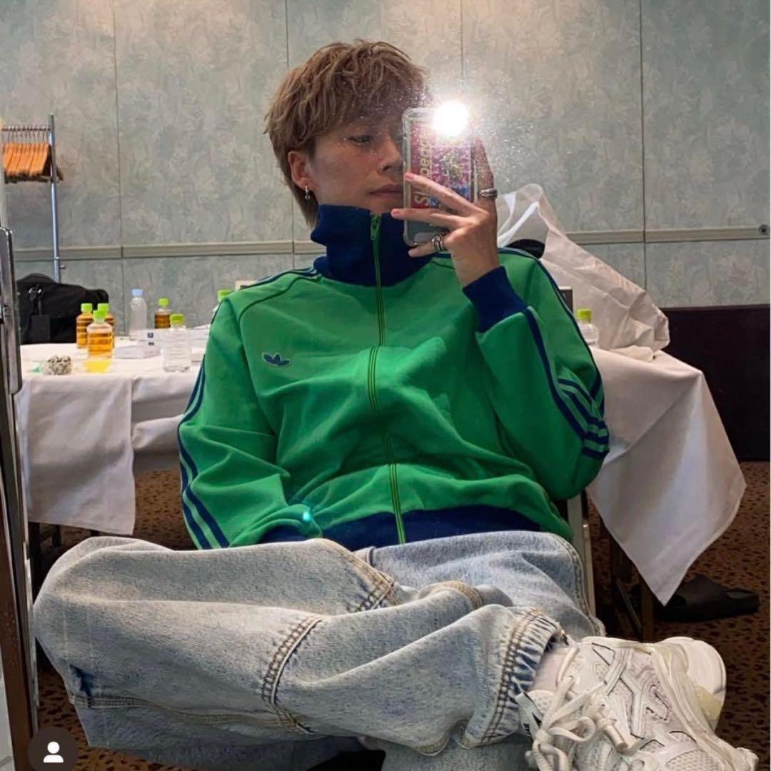 コムドット ゆうた着用 80s アディダス トラックジャケット デサント製