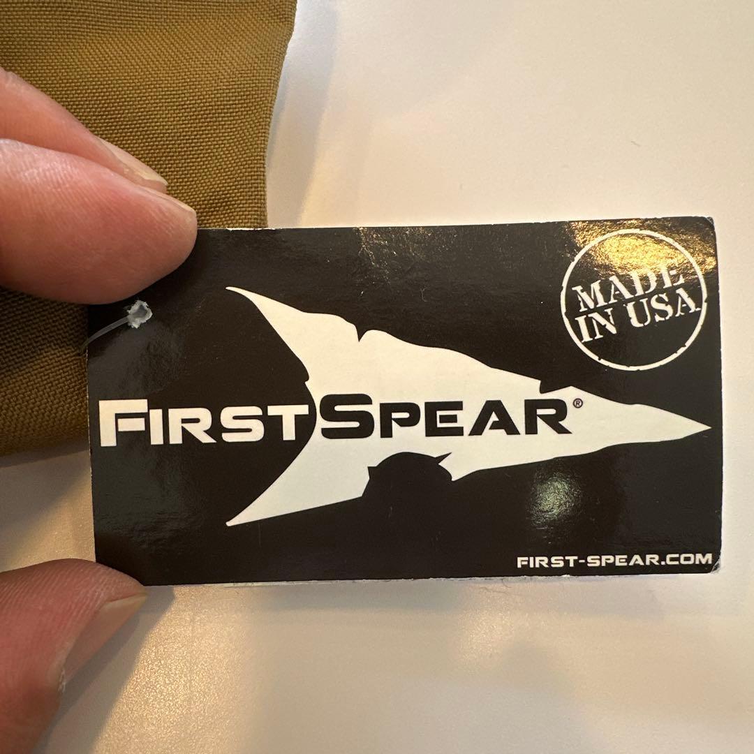 FIRSTSPEAR タンカラー ポーチ