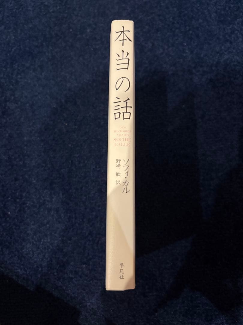 本当の話 ソフィ・カル　初版　平凡社　Sophie Calle