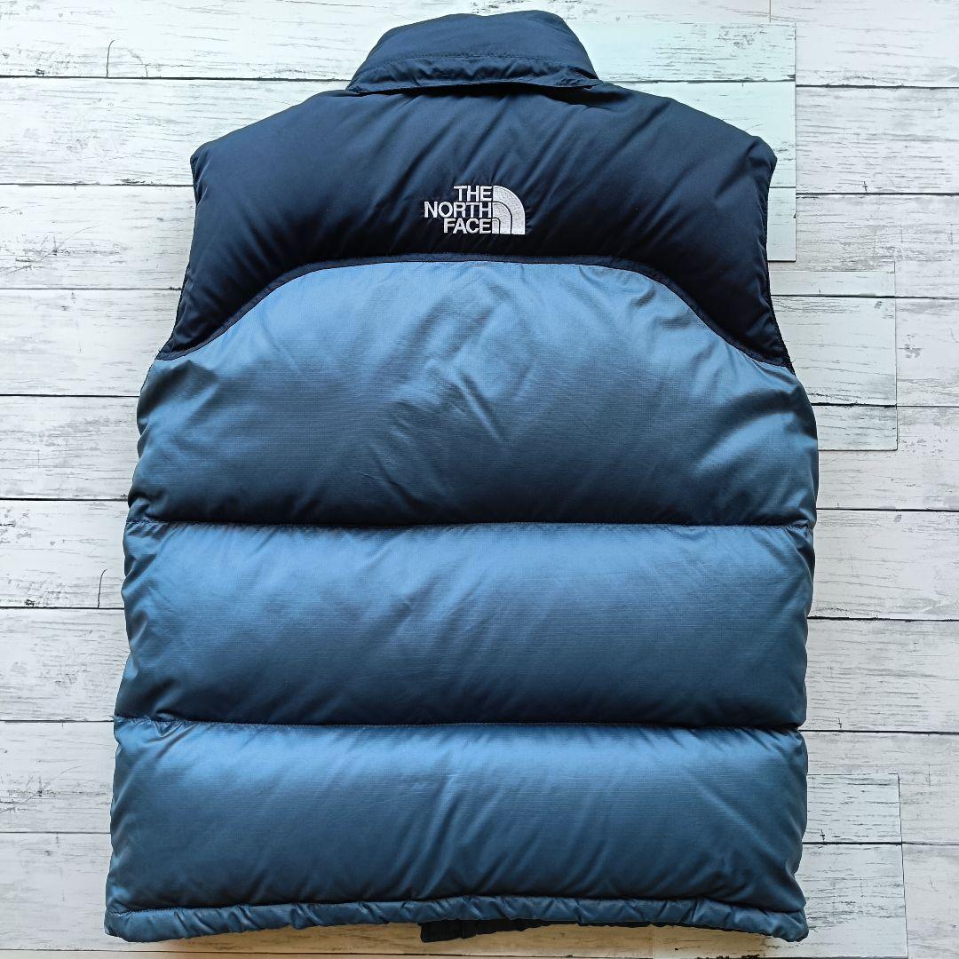 00s US規格 ノースフェイス センターロゴ ダウンベスト ヌプシ 700 M