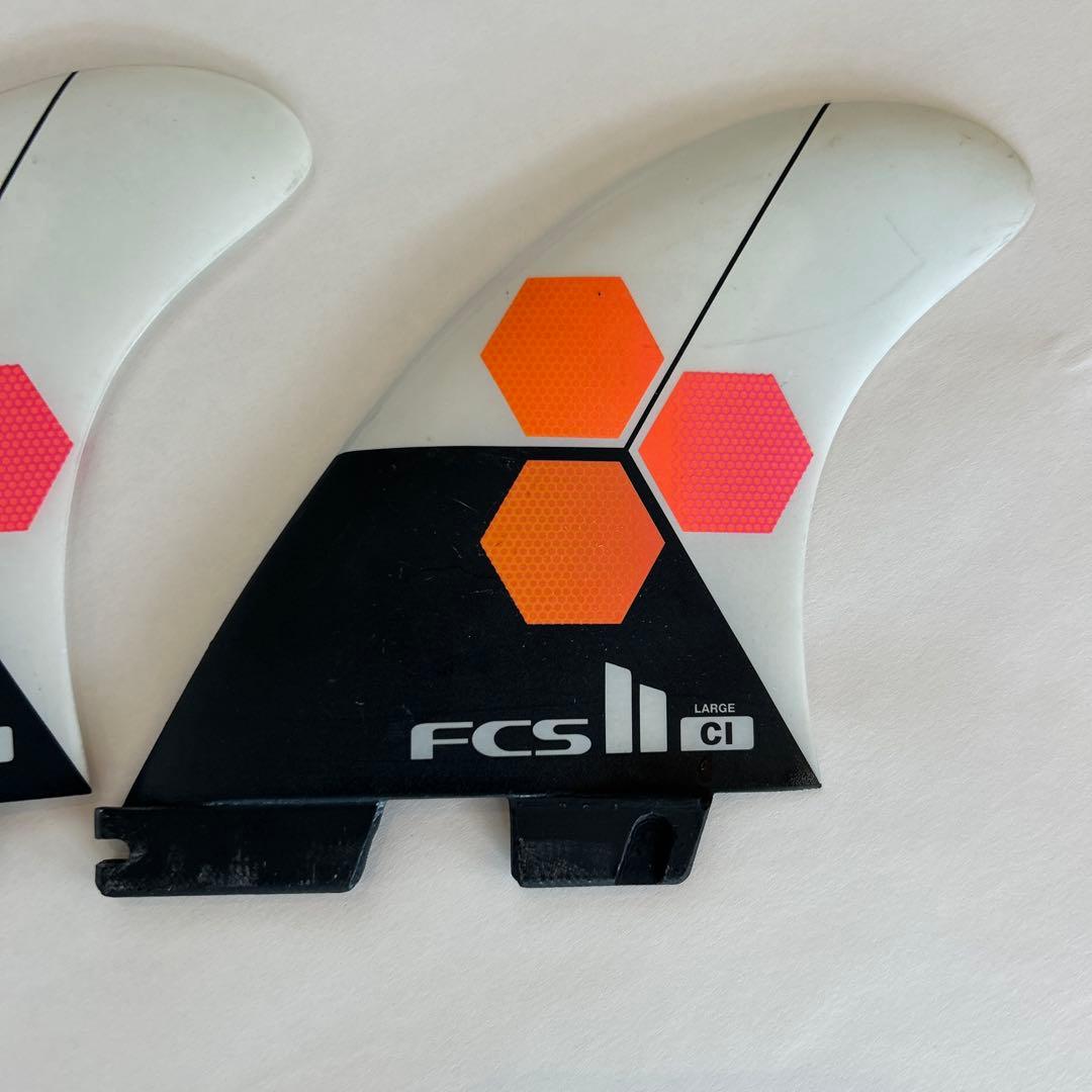FCS II CI Large サーフボードフィン 3枚セット