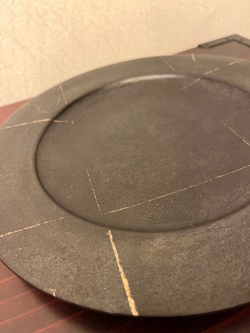 赤木明登 ディナー皿 古銀 漆器 作家
