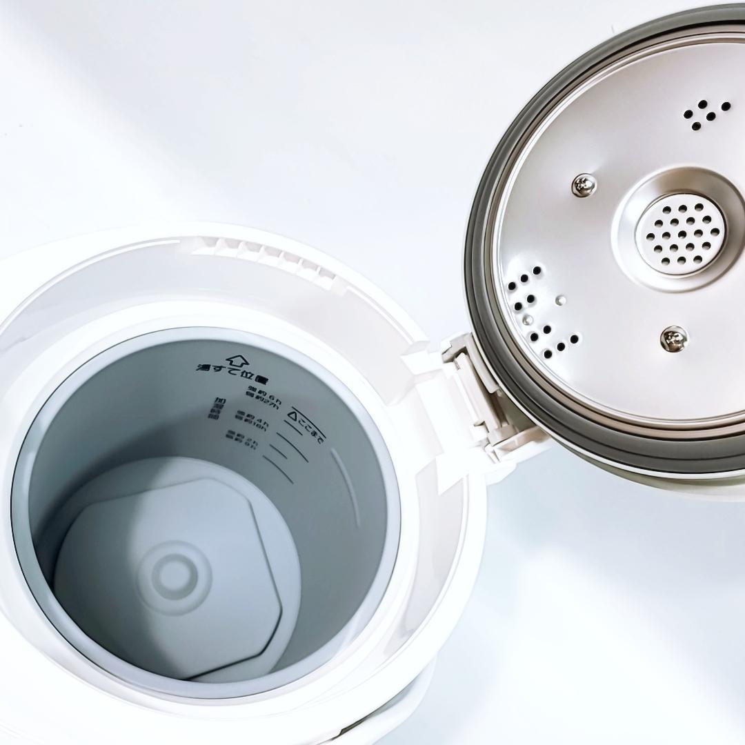 未使用☆象印 加湿器 スチーム式 2.2L ホワイト EE-RS35-WA