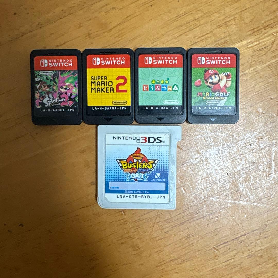 スプラトゥーン2 マリオメーカー2 あつまれどうぶつの森 スーパーマリオゴルフ