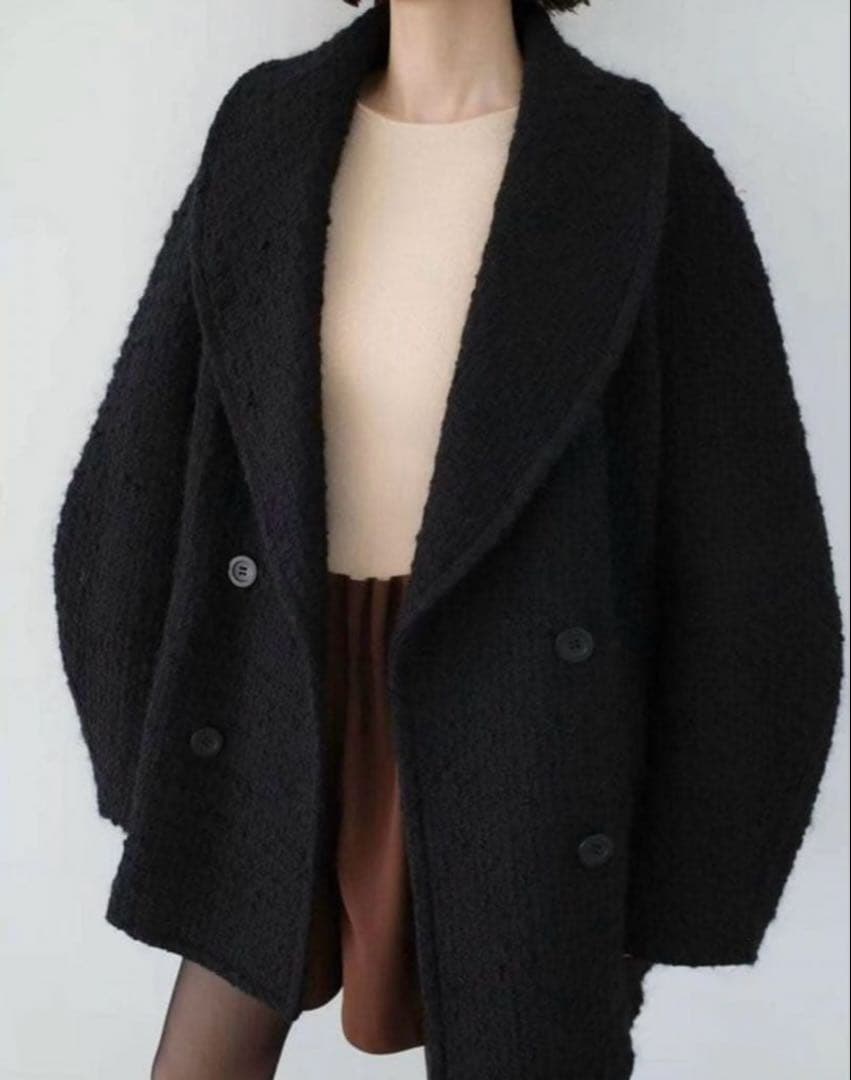 クラネ MINAMI TANAKA×CLANE ツイードオーバーコート サイズ0