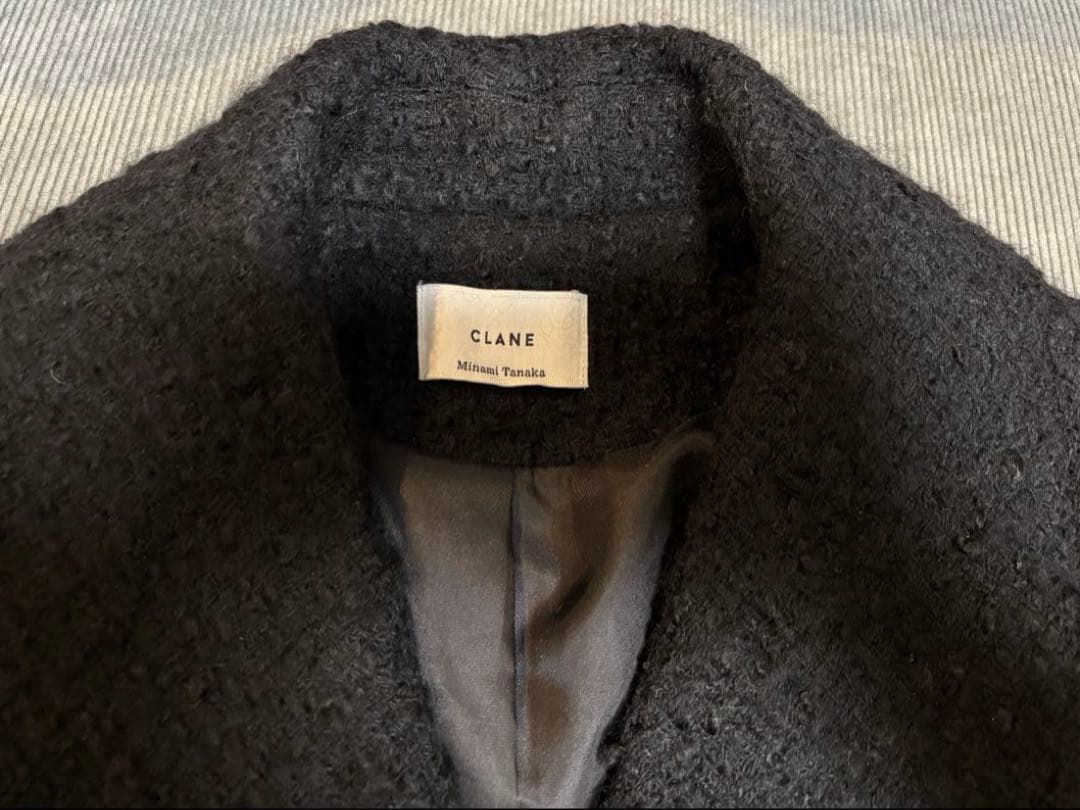 クラネ MINAMI TANAKA×CLANE ツイードオーバーコート サイズ0