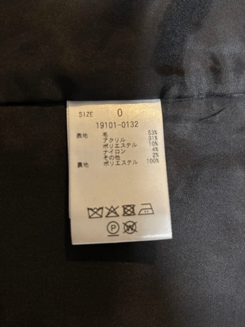 クラネ MINAMI TANAKA×CLANE ツイードオーバーコート サイズ0