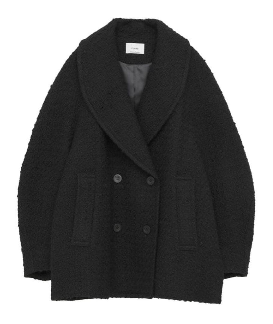 クラネ MINAMI TANAKA×CLANE ツイードオーバーコート サイズ0