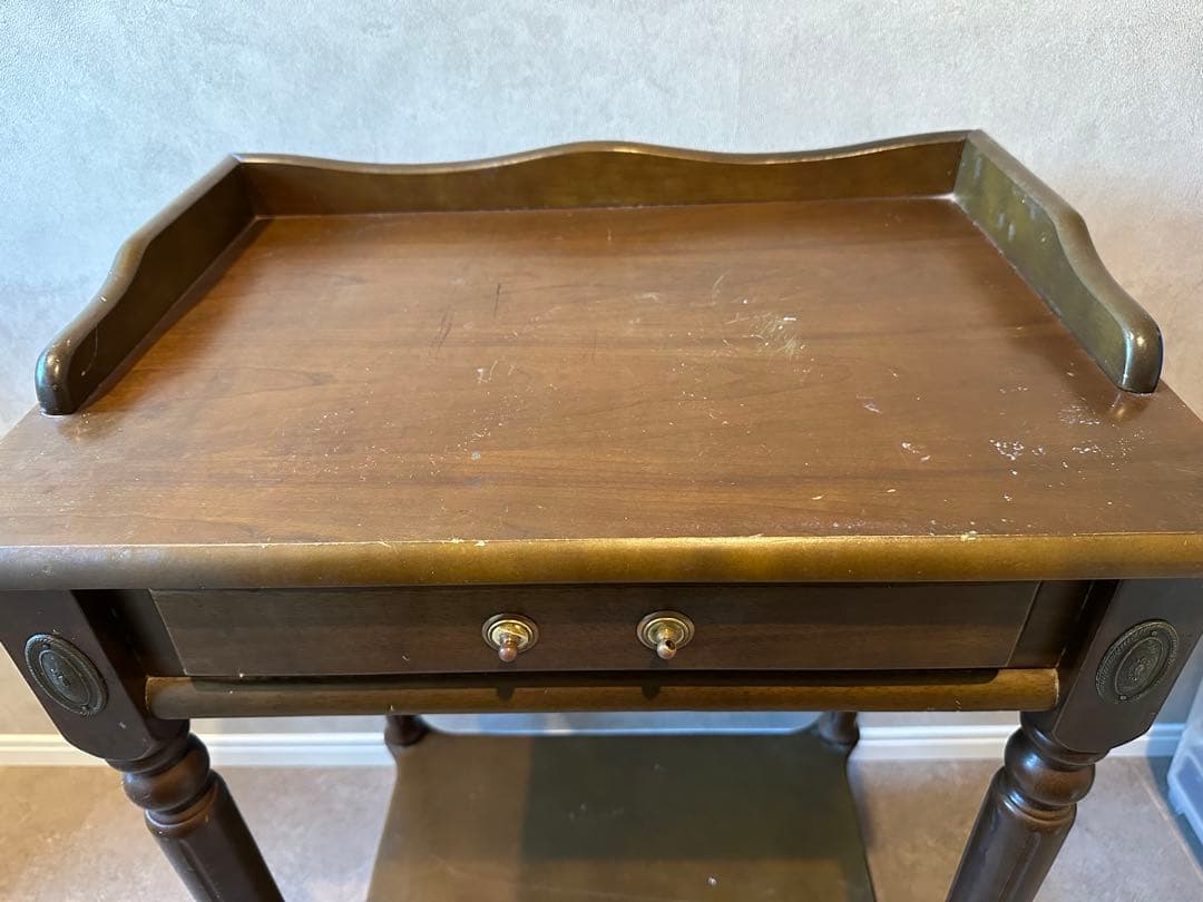 アンティーク コンソールテーブル サイドテーブル 電話台 茨城県 引取歓迎