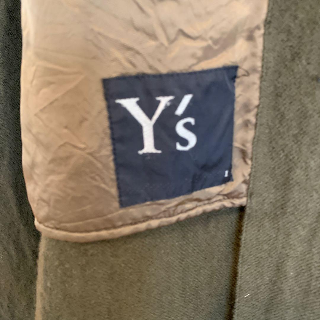 Y's オリーブグリーン ロングコート