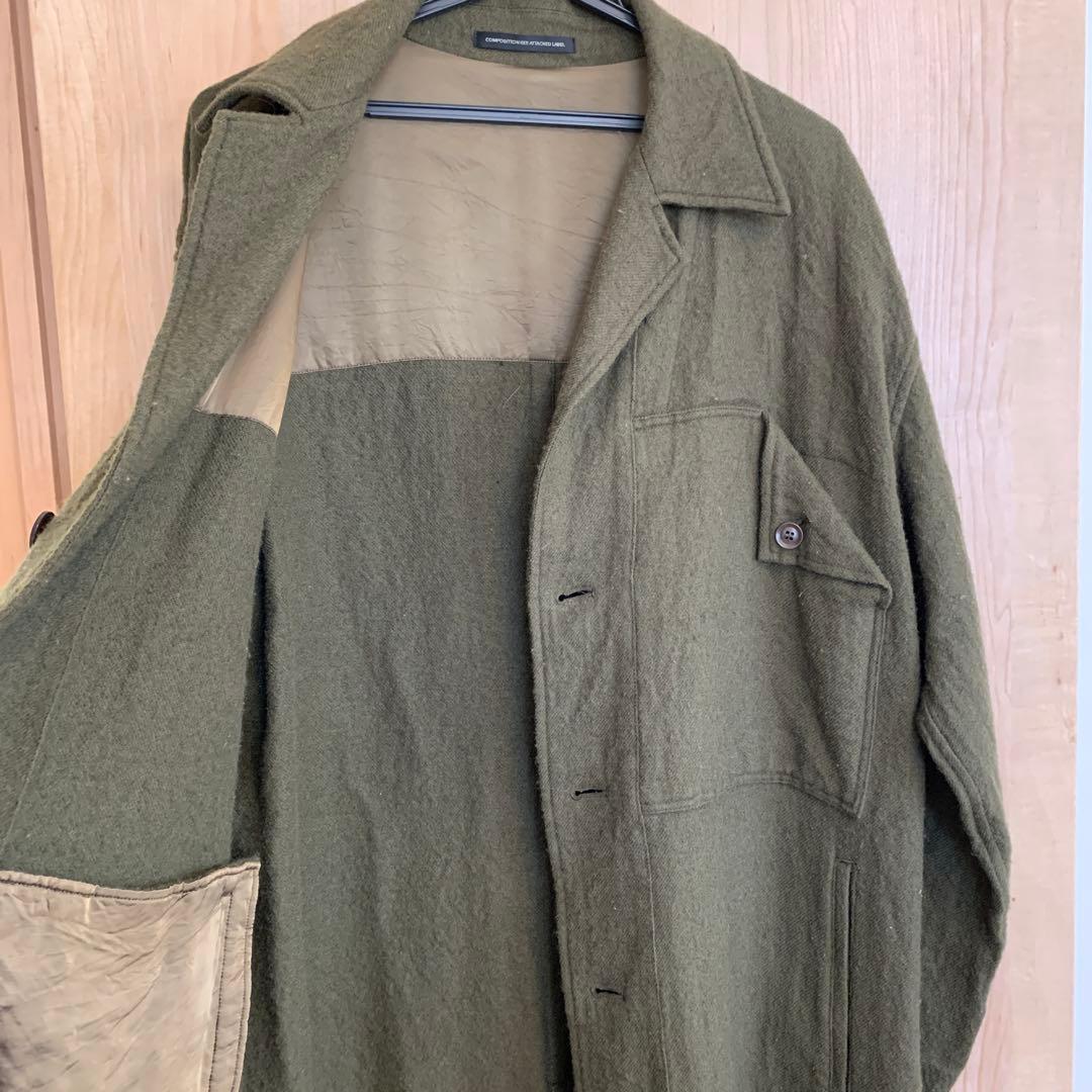 Y's オリーブグリーン ロングコート