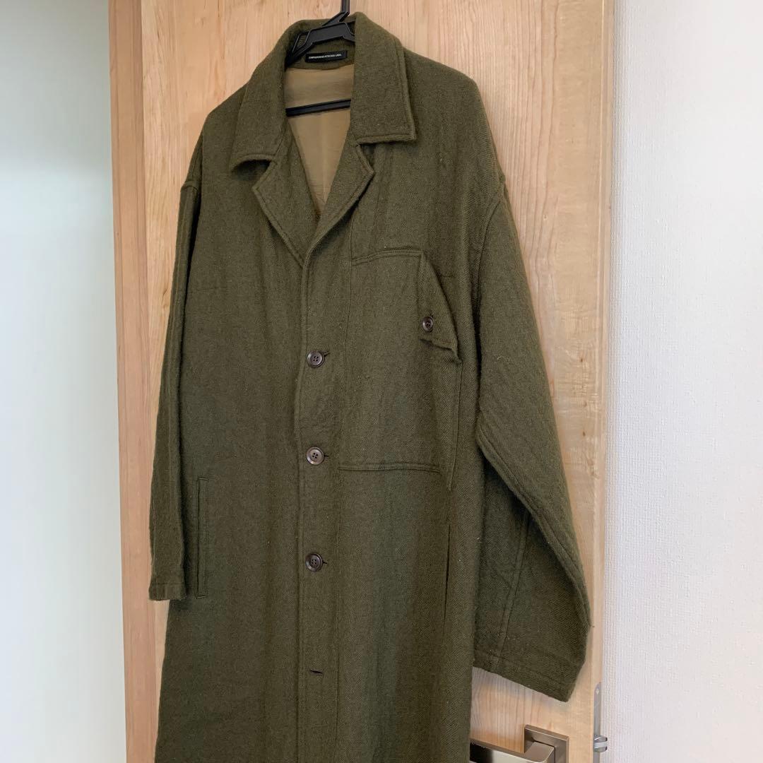 Y's オリーブグリーン ロングコート