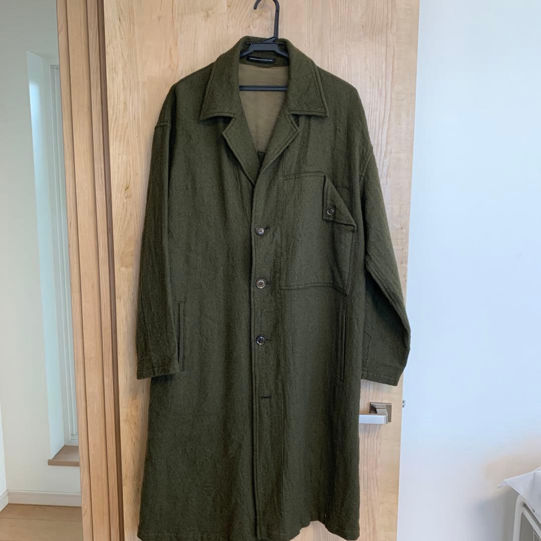Y's オリーブグリーン ロングコート