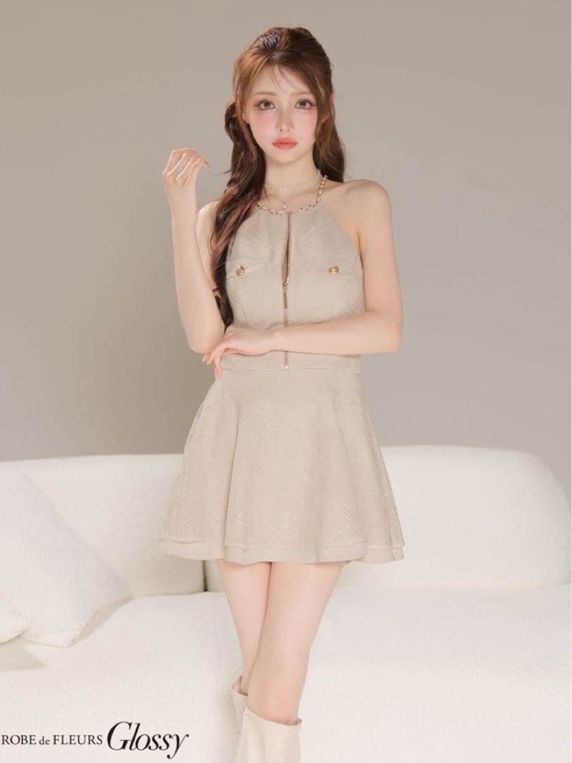 ROBE de FLEURS Glossy セットアップ　ドレス