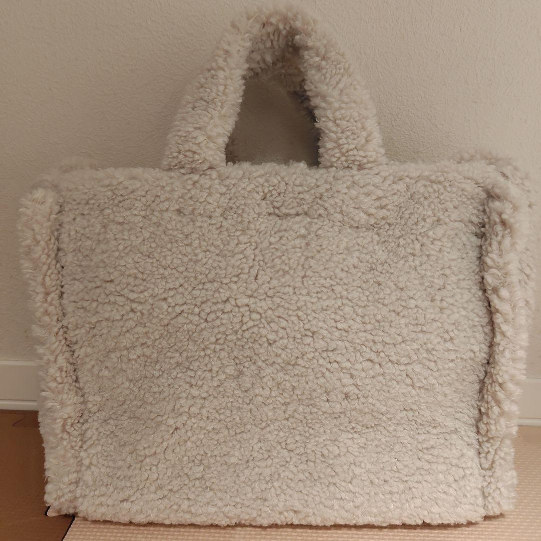 decollte accessory　モコバッグ　Mサイズ アイボリー　新色