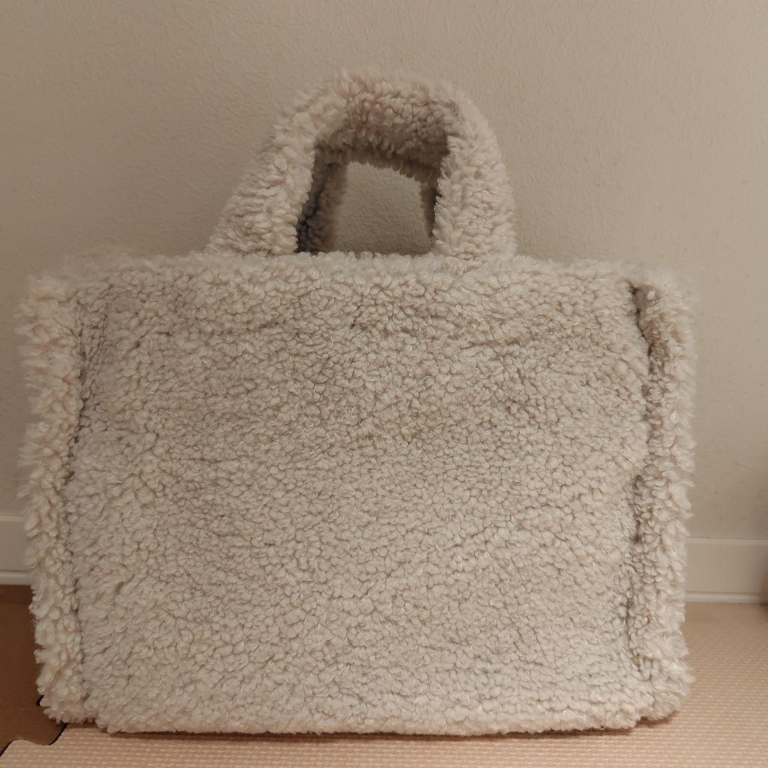 decollte accessory　モコバッグ　Mサイズ アイボリー　新色