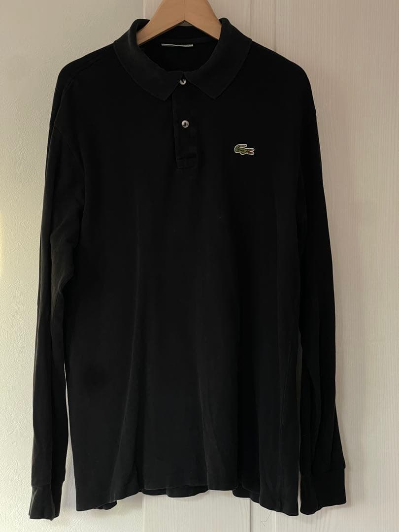 80年代初期 フレラコ　ロングスリーブ　ブラック　サイズ5 LACOSTE