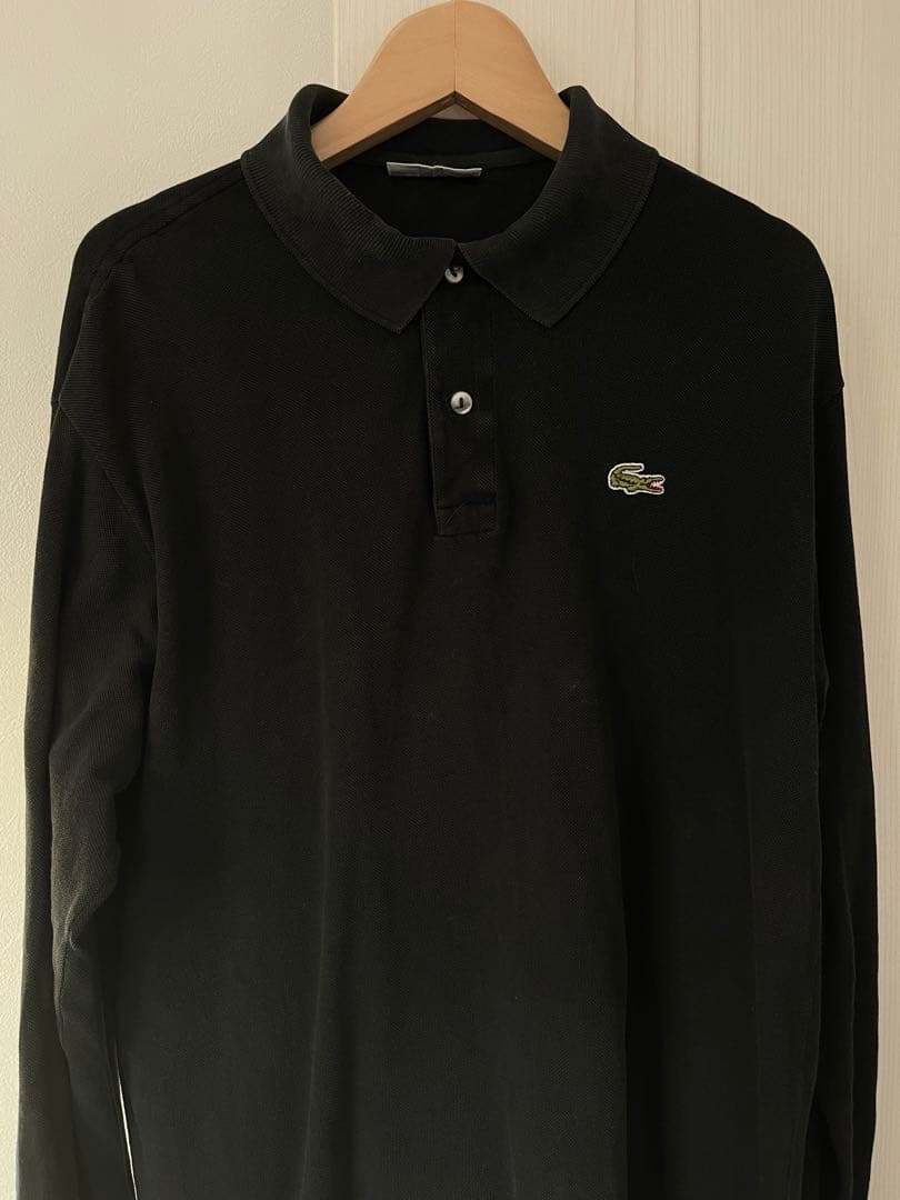 80年代初期 フレラコ　ロングスリーブ　ブラック　サイズ5 LACOSTE