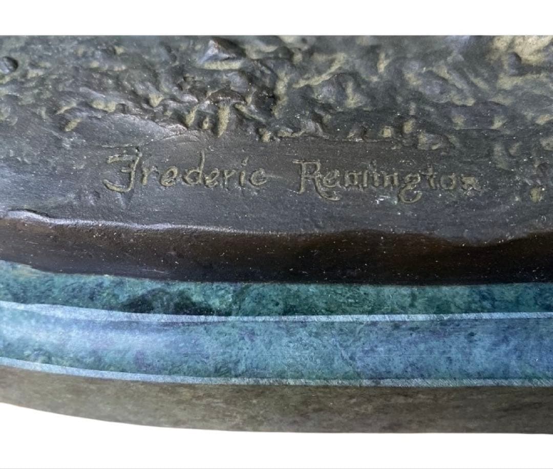 フレデリック・レミントン Frederic Remington 置物 金属製