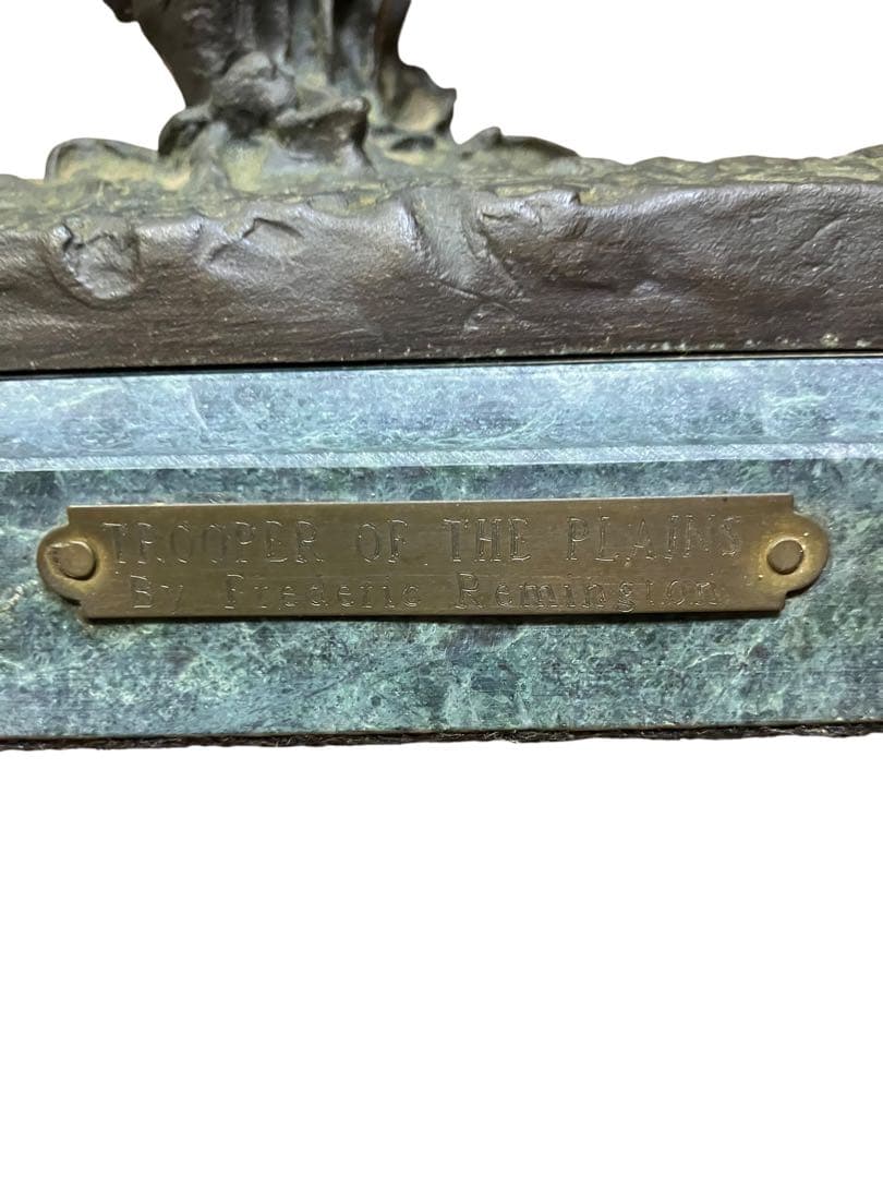 フレデリック・レミントン Frederic Remington 置物 金属製