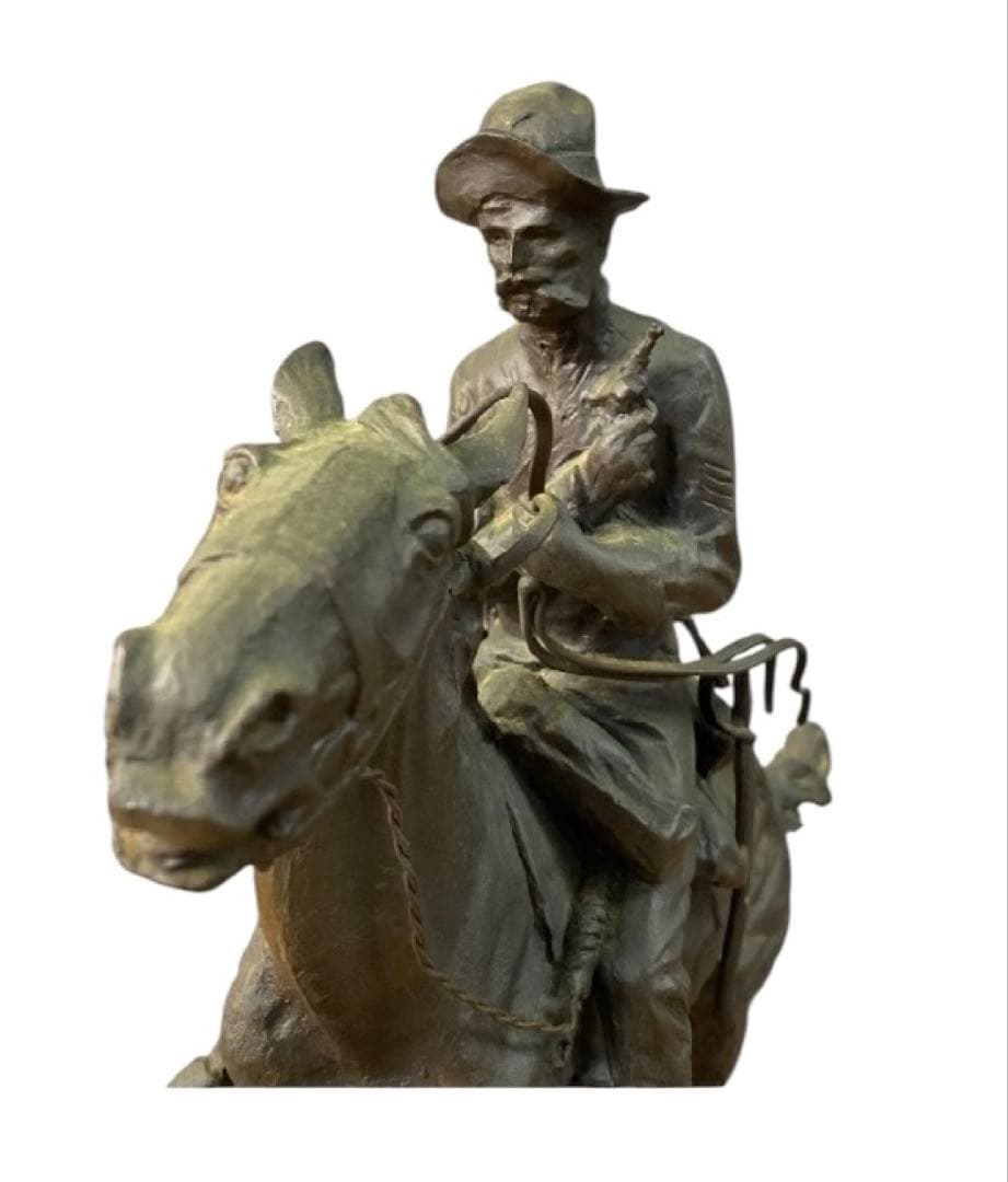 フレデリック・レミントン Frederic Remington 置物 金属製