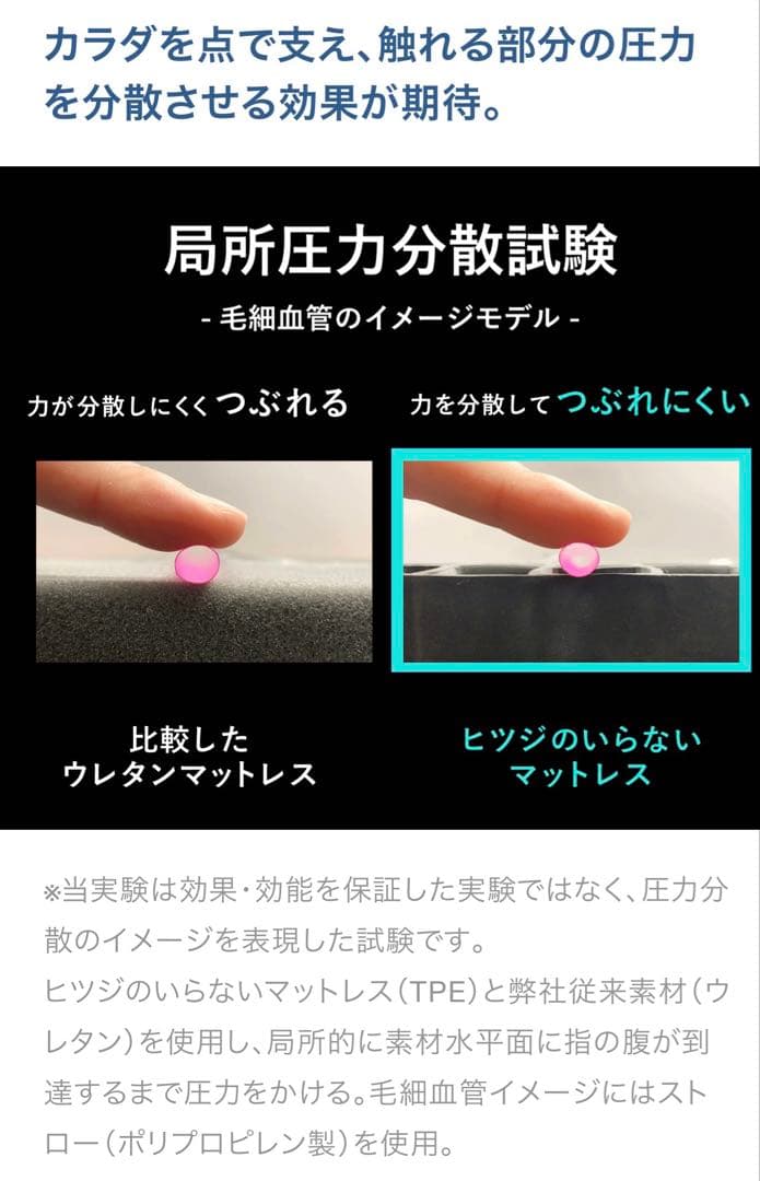 ヒツジのいらないマットレス　ULTRASLEEPER　シングル