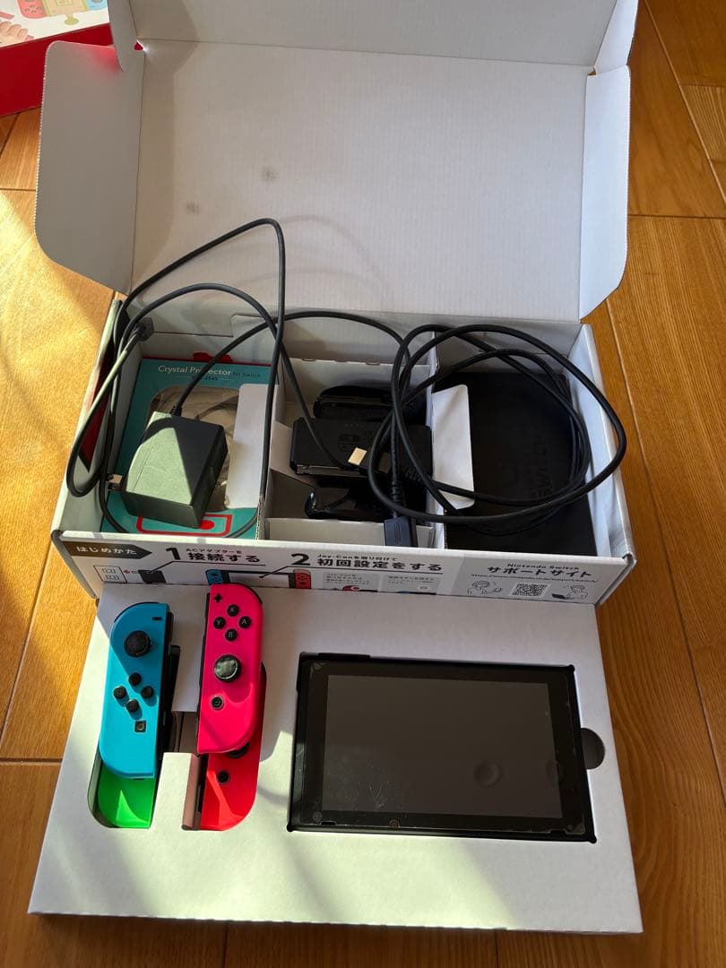 Nintendo Switch本体フルセット 初期化済み 箱付き