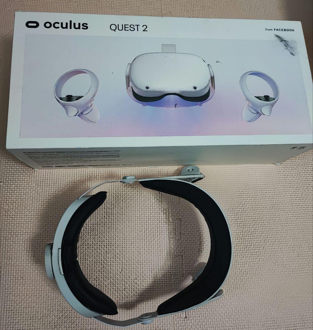  Quest 2 128GB +純正ケーブル+ 非純正ストラップ