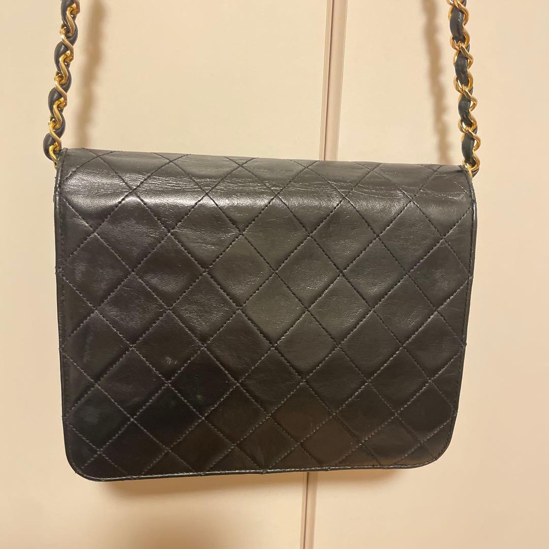 CHANEL ミニマトラッセ 正規店リペア済　ラムスキン ヴィンテージ