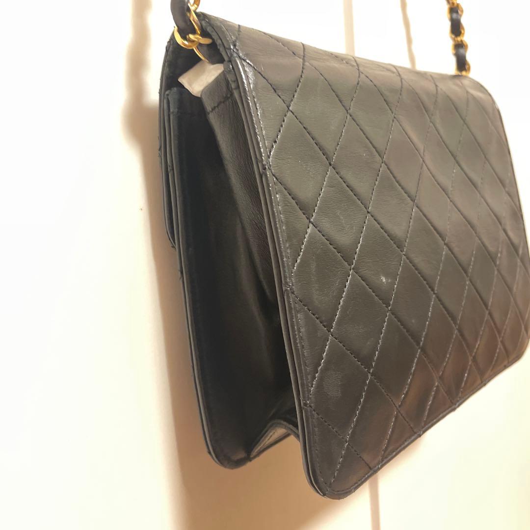 CHANEL ミニマトラッセ 正規店リペア済　ラムスキン ヴィンテージ