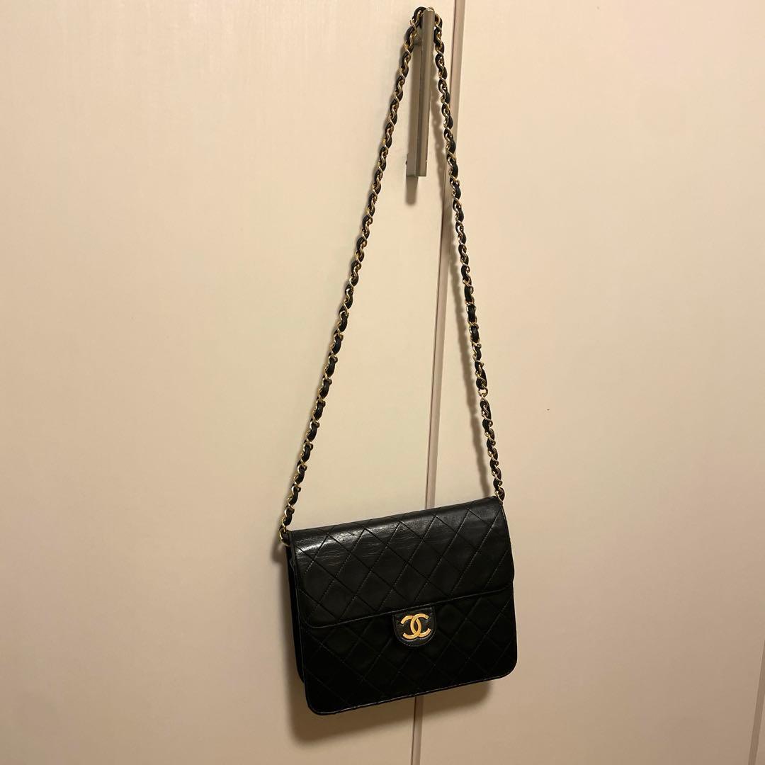 CHANEL ミニマトラッセ 正規店リペア済　ラムスキン ヴィンテージ