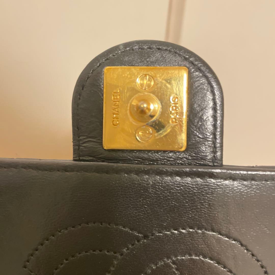 CHANEL ミニマトラッセ 正規店リペア済　ラムスキン ヴィンテージ