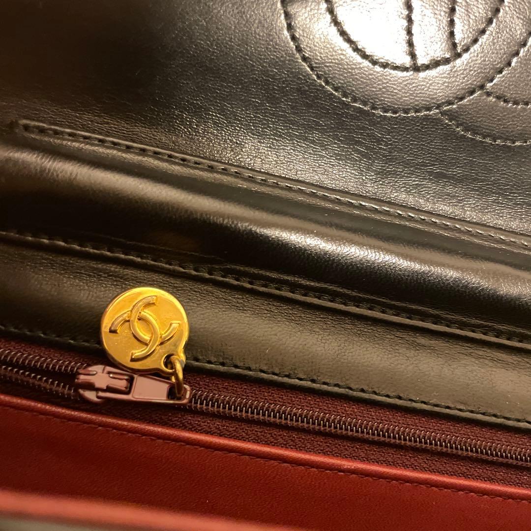 CHANEL ミニマトラッセ 正規店リペア済　ラムスキン ヴィンテージ