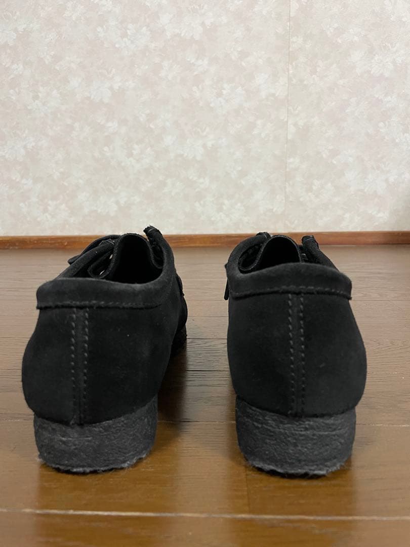 CLARKS WALLABEEクラークス　ワラビー　ブラックスエードサイズ7.5