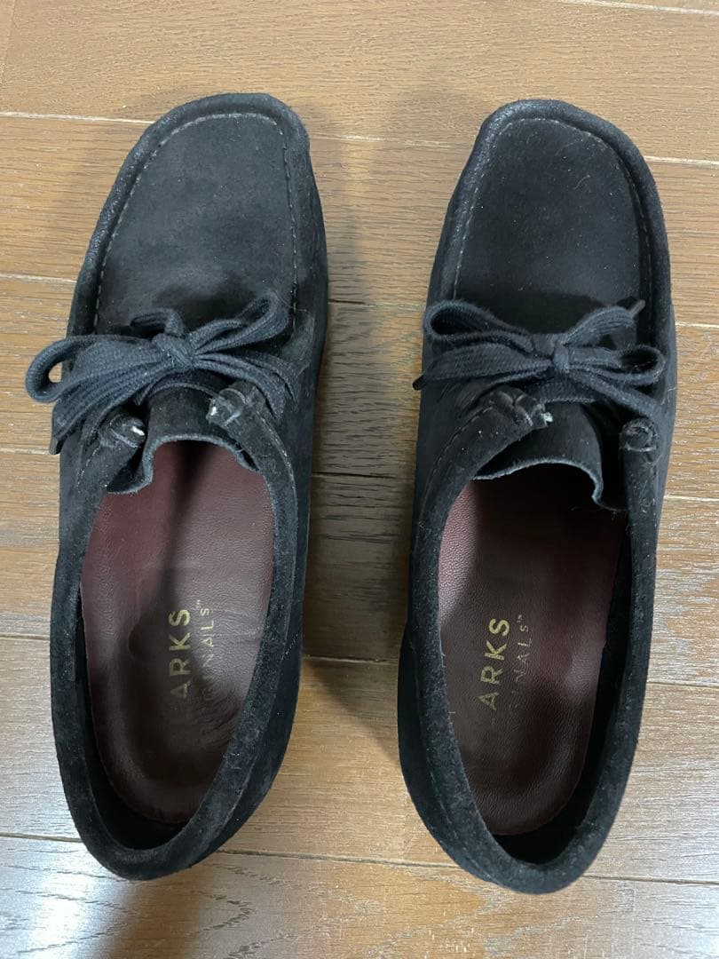 CLARKS WALLABEEクラークス　ワラビー　ブラックスエードサイズ7.5