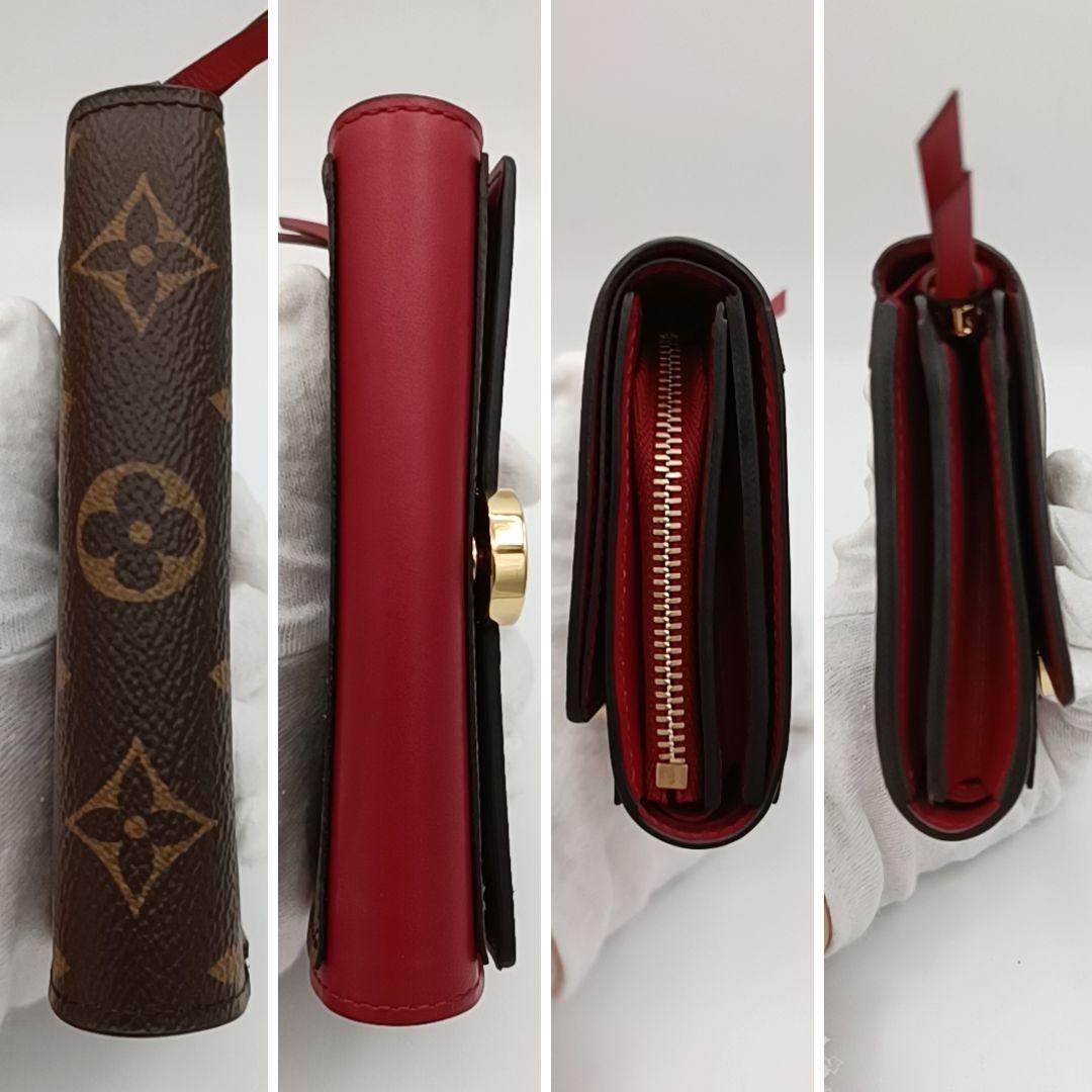 ルイヴィトン ポルトフォイユ フロール コンパクトフューシャ モノグラム