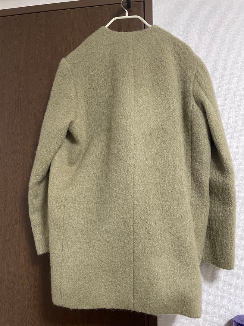 ミースロエ/miesrohe/シャギーノーカラージャケット