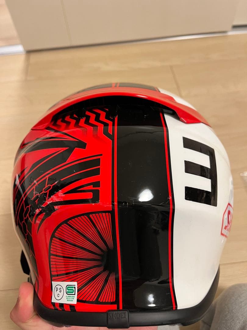 SHOEI Ｚ-8フルフェイスヘルメット レッド/ブラック