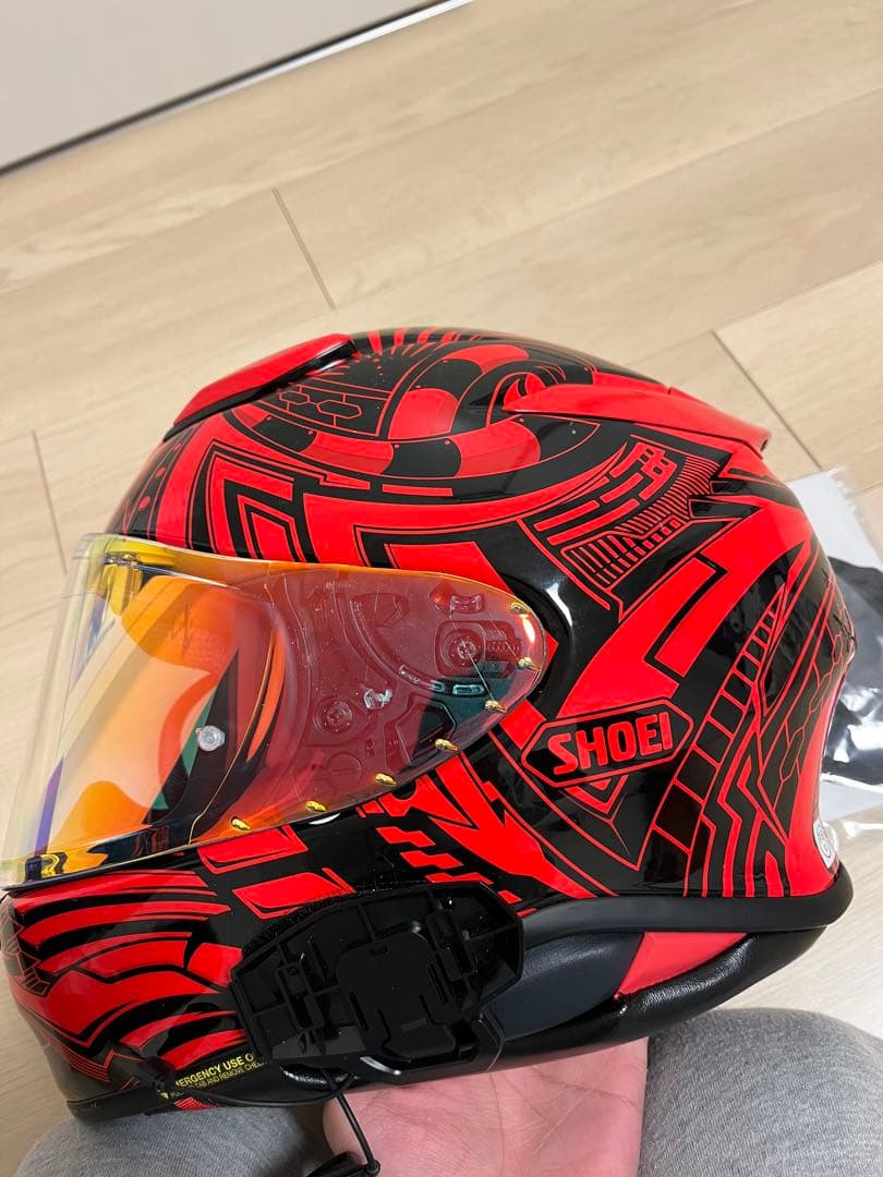 SHOEI Ｚ-8フルフェイスヘルメット レッド/ブラック