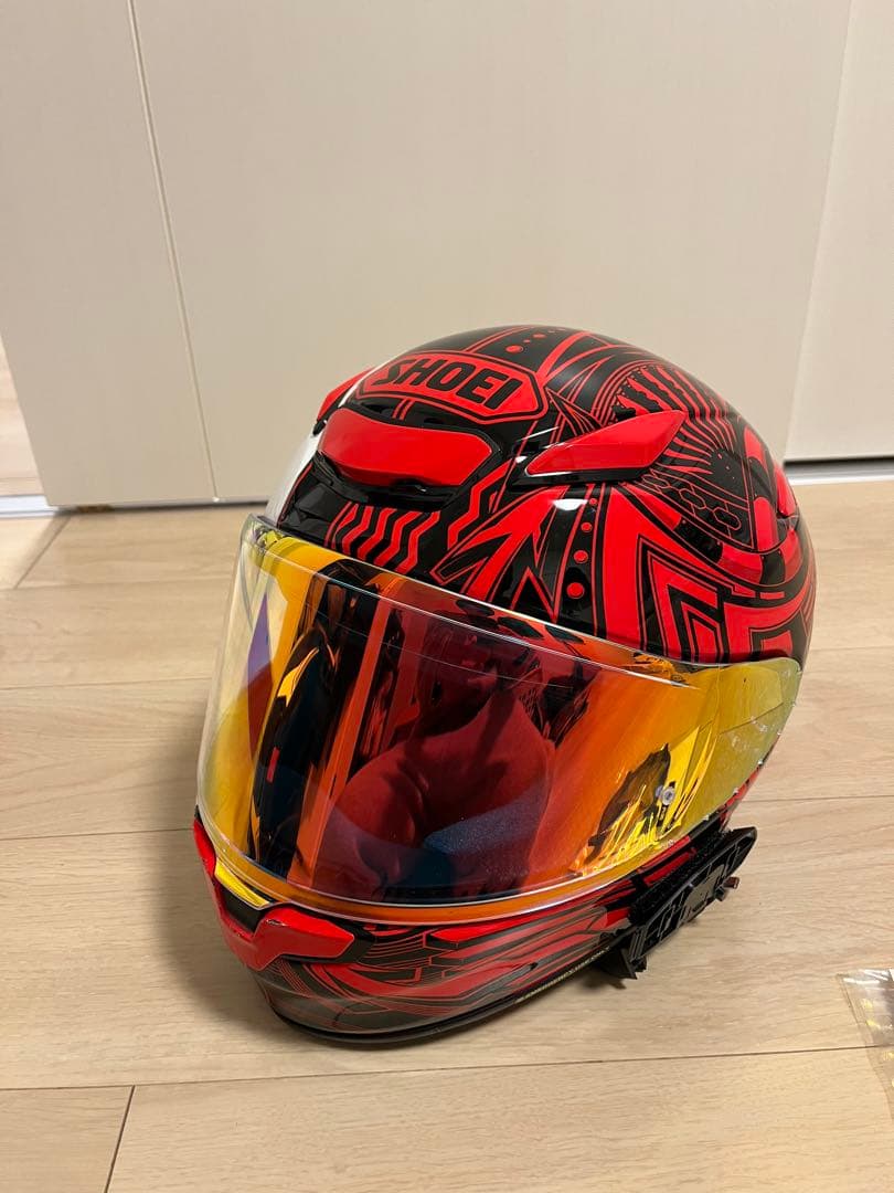 SHOEI Ｚ-8フルフェイスヘルメット レッド/ブラック