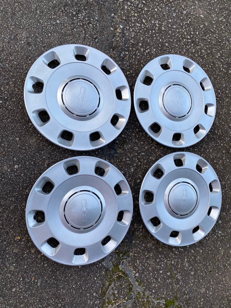 fiat500 純正14インチ鉄ホイール用キャップ