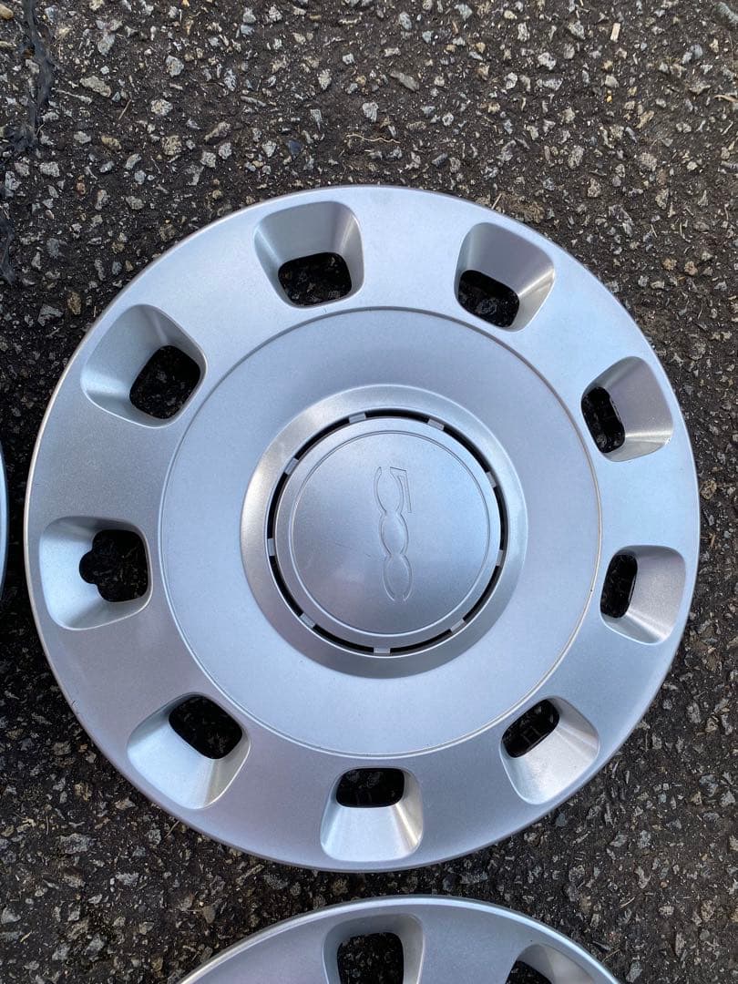 fiat500 純正14インチ鉄ホイール用キャップ